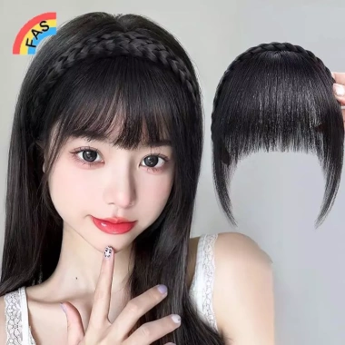 Tóc giả Air Bangs tự nhiên vô hình Dụng cụ làm đẹp trán, giảm giá chỉ 45.400₫ 7