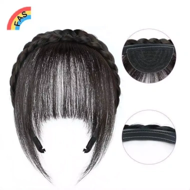 Tóc giả Air Bangs tự nhiên vô hình Dụng cụ làm đẹp trán, giảm giá chỉ 45.400₫ 8