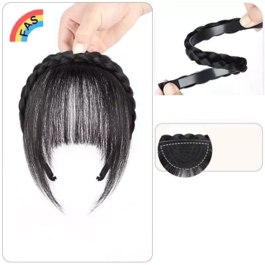 Tóc giả Air Bangs tự nhiên vô hình Dụng cụ làm đẹp trán, giảm giá chỉ 45.400₫ 10
