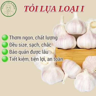 Tỏi Lụa 1Kg - Tỏi Củ Khô Sạch Đẹp, Hàng Mới Ngày Mới, Loại Ngon Chắc Củ, Giá 36.000đ 2
