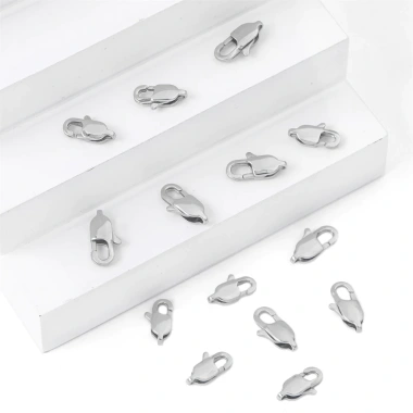 Tôm Hùm Khóa Nhảy Nhẫn Kết Nối Đầu Hạt Khóa Uốn Dây Xích DIY Vòng Tay, Vòng Cổ 4 Tôm Hùm Khóa Nhảy Nhẫn Kết Nối Đầu Hạt Khóa Uốn Dây Xích DIY Vòng Tay, Vòng Cổ 4
