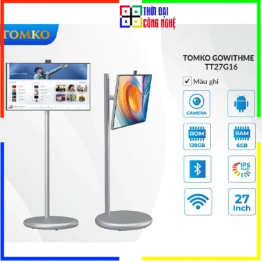 Tomko T27G16 Màn hình di động cảm ứng 27 inch, camera tích hợp, bảo hành 12 tháng, giá giảm 13% Tomko T27G16 Màn hình di động cảm ứng 27 inch, camera tích hợp, bảo hành 12 tháng, giá giảm 13%