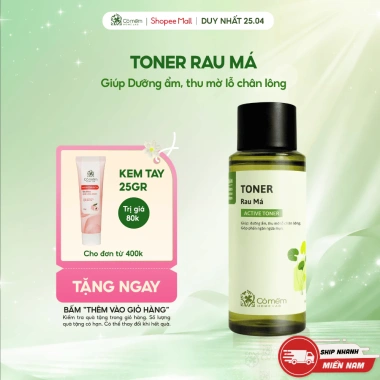 Toner Dưỡng Da Rau Má Da Dầu Mụn Cỏ Mềm - Giá 221.000₫, Da Sáng Mịn Tự Nhiên