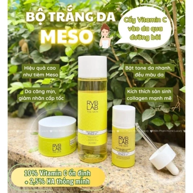 Toner MESO C - Làm Sáng Da, Mờ Thâm, Dưỡng Ẩm, Đều Màu Da - Giá Ưu Đãi 1.270.000đ