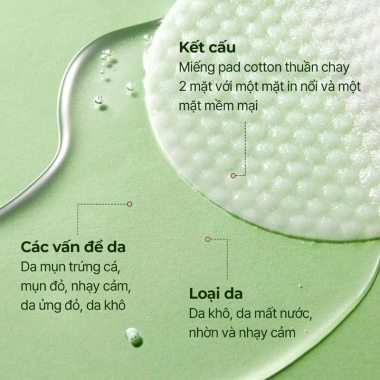 Toner Pad Torriden Cica 60 miếng - Làm dịu da mụn, cân bằng, cấp ẩm, giá 374.000₫ 4