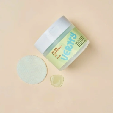Toner Pad Vertty Tea Tree CICA 89,4% - Làm dịu da, 130ml 50 miếng, chỉ 155.000₫