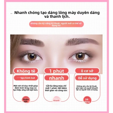 Tông đơ lông mày điện GlowNest - Tự động không đau, tẩy & chải, ưu đãi 222.530₫ 8