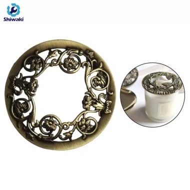 Topper lọ nến kim loại sang trọng - Trang trí nhà thanh lịch, giảm 16% chỉ 92.400 VND