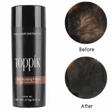 Toppik 27,5g Bột Sợi Tóc Đen Keratin Tự Nhiên Không Kích Ứng Giao Nhanh Giá 85.800đ