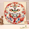 Tốt Lành Đánh Thức Sư Tử Cross Stitch Full Thêu 2.026 Phong Cách Trung Hoa Handmade DIY Bộ Thêu Giá 277k 2