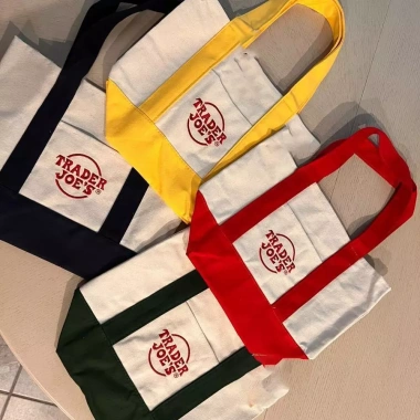 Tote Mini Trader Joes 4 Màu Cổ Điển - Túi Vải Thời Trang Nữ Tái Sử Dụng Giá Ưu Đãi 3