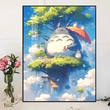 Totoro Hàng Xóm Của Tôi Chữ Thập - Bộ Thêu Anime, Chất Liệu Cao Cấp, Giá Ưu Đãi 312.519₫