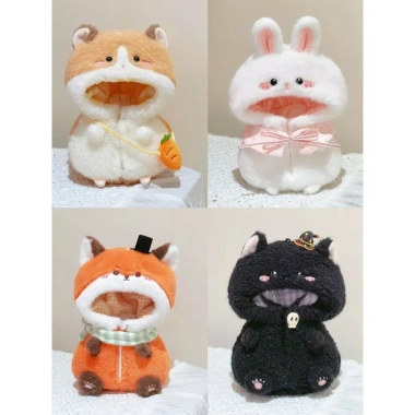Trà 10cm Động Vật Đứng Body Cotton Búp Bê - Quần Áo Bé Siêu Dễ Thương, Quà Tặng Bé Gái 198.550đ 7
