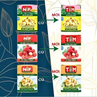 Trái cây ngâm Nif Lon 565g - Nhãn, Sen, Chôm Chôm, Dâu Tằm, Hạt Đác, Hibiscus, Củ Năng - Giá chỉ 43.200đ