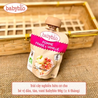 Trái Cây Nghiền Hữu Cơ Babybio Xanhsam - Tự Nhiên Cho Bé, Giá ưu đãi 68.750₫ 5