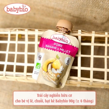 Trái Cây Nghiền Hữu Cơ Babybio Xanhsam - Tự Nhiên Cho Bé, Giá ưu đãi 68.750₫ 10