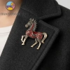 Trâm cài ngựa kim cương giả Unisex cổ điển hoàng đạo Năm Ngựa - Giá 79.200₫
