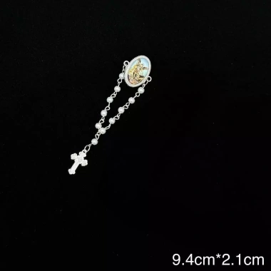 Trâm cài tôn giáo 2 chiếc - Cánh thánh kim loại và ngọc trai, quà rửa tội công giáo, 68.200₫ 4 Trâm cài tôn giáo 2 chiếc - Cánh thánh kim loại và ngọc trai, quà rửa tội công giáo, 68.200₫ 4