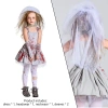 Trang phục cô dâu đẫm máu màu xám - Hoàn hảo Halloween và tiệc, giảm còn 322.920₫ 3