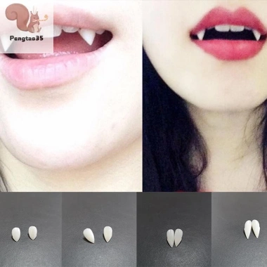 Trang Phục Halloween Bloodcurdling Ma Cà Rồng Người Sói - Phương Răng Giả Fad COD Giá 34.320 VNĐ