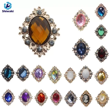 Trang sức bling crystal kim cương giả mặt sau phẳng - Giá 46.200₫, giảm từ 57.750₫