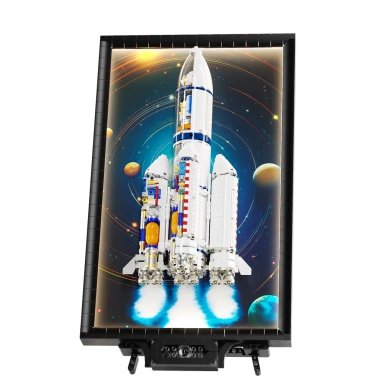Tranh tường tên lửa mô hình khối lắp ráp tàu vũ trụ cho trẻ 6+ tuổi Giá 882.614 VND