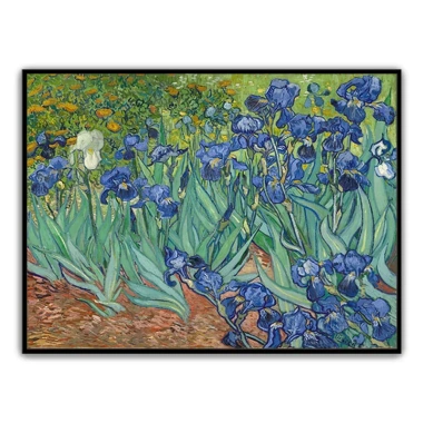 Tranh Van Gogh Iris Chữ Thập Thêu Độc Đáo Phong Cách Châu Âu - Sơn Dầu Full Thêu, Giá Giảm 328.084₫