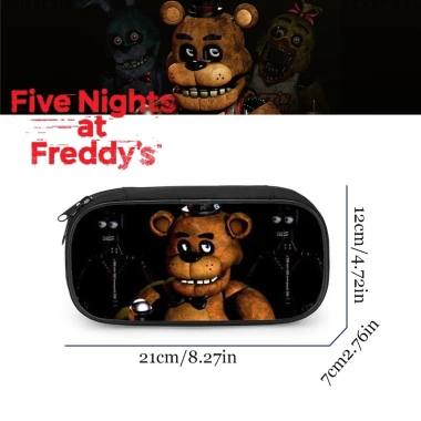 Trò Chơi Năm Đêm Freddy Hộp Đựng Bút Chì Trẻ Em Văn Phòng Phẩm Bảo Quản Bé Trai