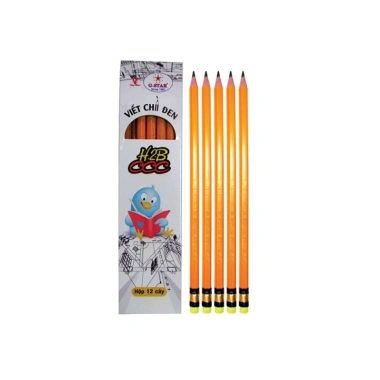 Trong ngày 12 cây Bút Chì Gỗ 2B Gstar - giá 18.000đ, viết mượt, chất lượng 3