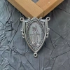 Trung tâm Kinh Mân Côi hình bầu dục Đức Trinh Nữ Mary - Thiết kế Triquetra sang trọng, giảm giá 18% chỉ 74.250₫ 3