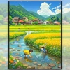 Truyện Tranh Hayao Miyazaki 2.026 In Chữ Thập Thêu Ren Anime Tay Thêu - Thành Phẩm 316.648 VND