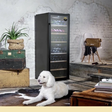 Tủ Bảo Quản Rượu Vang Caso Wine 126 Smart 6 Kệ Gỗ, Cảm Ứng, Nhập Đức, Giảm Giá