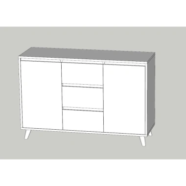 Tủ gỗ đa năng D120 C70 sâu 35 - Thiết kế hiện đại, tiết kiệm không gian, giá chỉ 2.875.000 VND