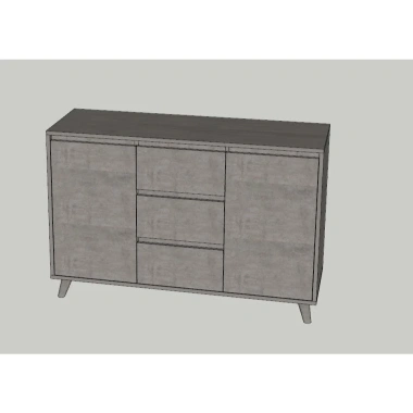 Tủ gỗ đa năng D120 C70 sâu 35 - Thiết kế hiện đại, tiết kiệm không gian, giá chỉ 2.875.000 VND