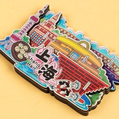 Tủ lạnh dán nam châm Thành phố Du Lịch Trung Quốc - Thượng Hải, Bắc Kinh, Xi An - Quà lưu niệm giá 78.100₫