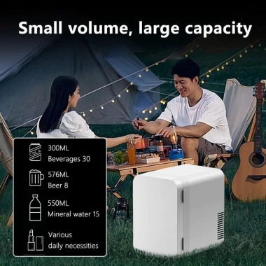 Tủ Lạnh Mini 4L Đựng Mỹ Phẩm & Đồ Uống, Tủ Mát Ô Tô, BH 12 Tháng, 1,028,970₫