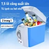 Tủ lạnh mini 7,5 lít đa năng, nhỏ gọn cho ô tô & gia đình, nhiệt độ 15-25°C, giá 408.000₫