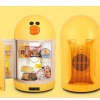 Tủ Lạnh Mini Ccomo Line Friends Đựng Mỹ Phẩm, Đồ Dùng Cá Nhân, Đồ Uống, Loa Bluetooth, Nhập Hàn 3