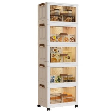 Tủ lưu trữ 5 tầng siêu lớn, đa năng bánh xe - Phòng khách, khách sạn - Giá 334.000₫ 2