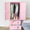 Tủ nhựa Louis QUI PHÚC - Tủ treo quần áo lớn, chắc chắn, tiện dụng, an toàn, tặng móc - 1.893.379₫ 9