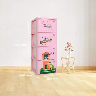 Tủ nhựa Lucky 3-4-5 tầng QUI PHÚC - chắc chắn, tiện lợi, đa năng, chỉ 468.220 VND