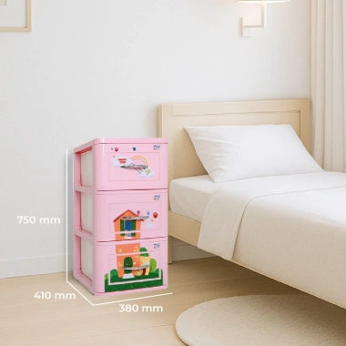 Tủ nhựa Lucky 3 tầng QUI PHÚC - Nhỏ gọn, tiện lợi, dễ lắp ráp, phù hợp mọi không gian - Giá 468.219 VND 2