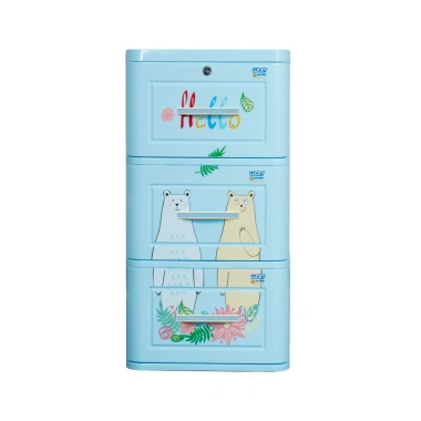 Tủ nhựa Lucky 3 tầng QUI PHÚC - Nhỏ gọn, tiện lợi, dễ lắp ráp, phù hợp mọi không gian - Giá 468.219 VND 8