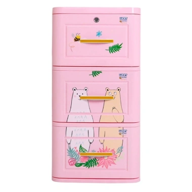 Tủ nhựa Lucky 3 tầng QUI PHÚC - Nhỏ gọn, tiện lợi, dễ lắp ráp, phù hợp mọi không gian - Giá 468.219 VND 9