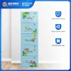 Tủ nhựa Lucky 5 tầng QUI PHÚC HỎA TỐC, tiện lợi, chắc chắn, lắp ráp nhanh cho bé