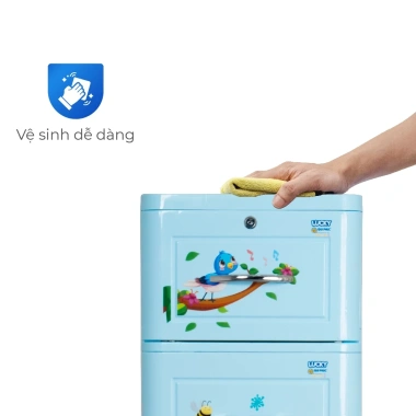 Tủ nhựa Lucky 5 tầng QUI PHÚC HỎA TỐC, tiện lợi, chắc chắn, lắp ráp nhanh cho bé