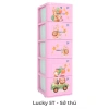 Tủ nhựa Lucky 5 tầng QUI PHÚC HỎA TỐC, tiện lợi, chắc chắn, lắp ráp nhanh cho bé 9
