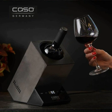 Tủ Rượu Bàn Caso Winecase One – Máy ủ lạnh, thép không gỉ, nhiệt độ điều chỉnh, nhập Đức, ưu đãi