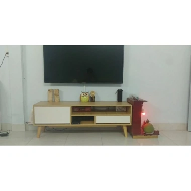 Tủ tivi hiện đại D1.6m C60 sâu 40 - Thiết kế sang trọng, giá chỉ 2.07 triệu