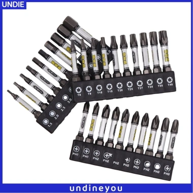 Tua vít kim loại từ tính Torx lục giác hạng nặng - Giá chỉ 101.200đ - Đế Bit kèm
